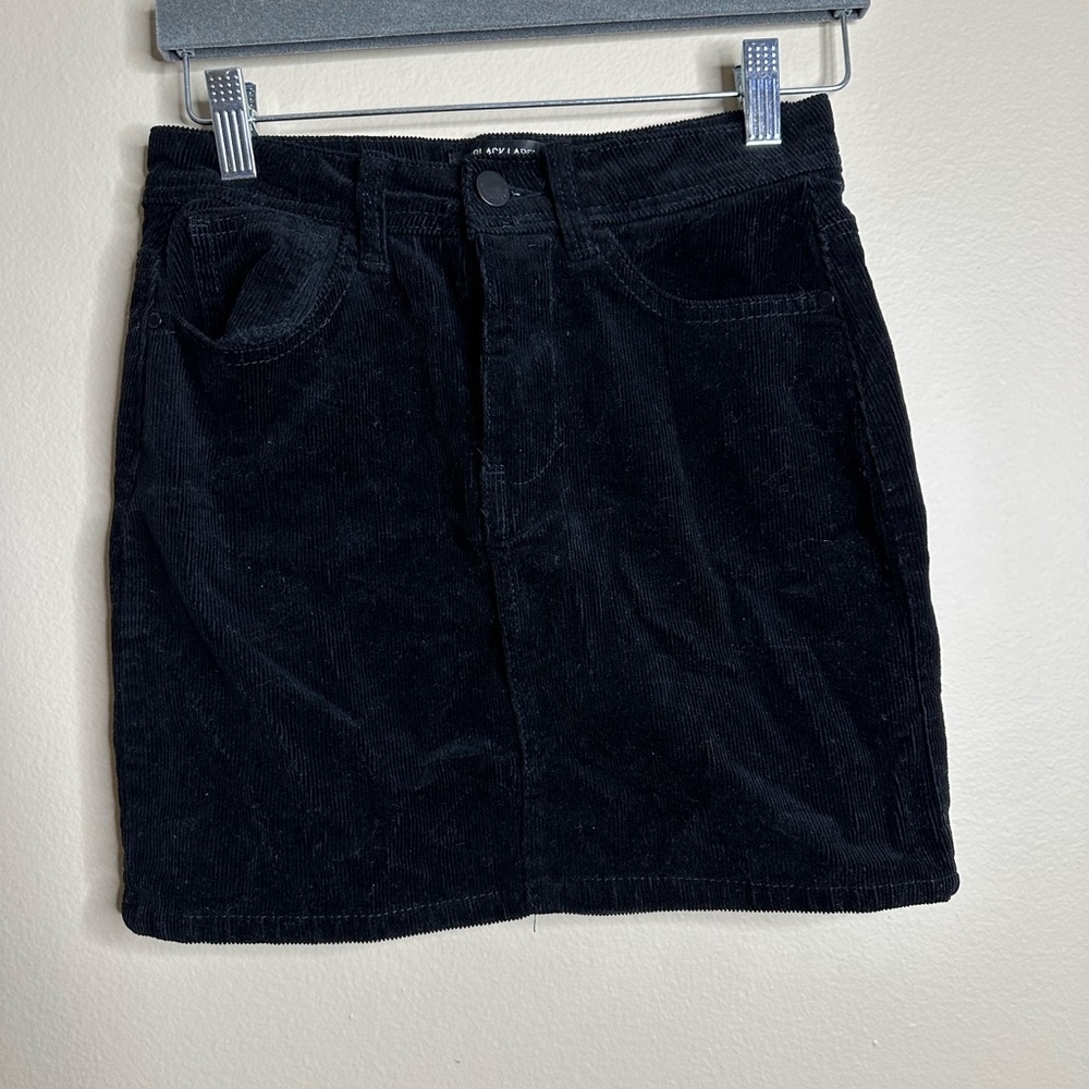 Black Label | Black Mini Skirt